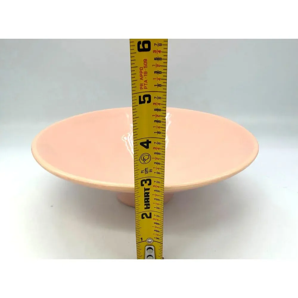 Vintage Mid Century Modern Haegar Low Profile Salmon Color 8
